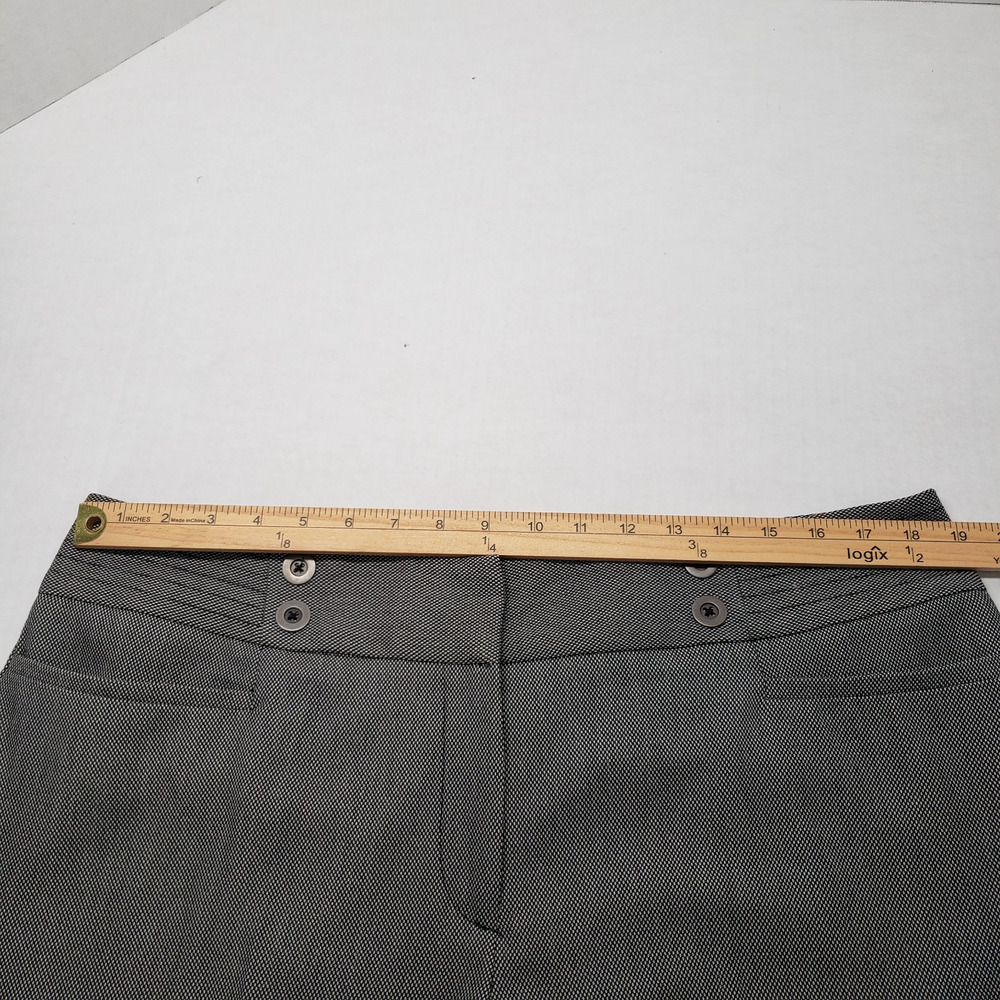 Vintage Fashion Bug Dress Pants Womens 18W Gray Pattern Bootcut Tailored Office - Picture 10 of 16